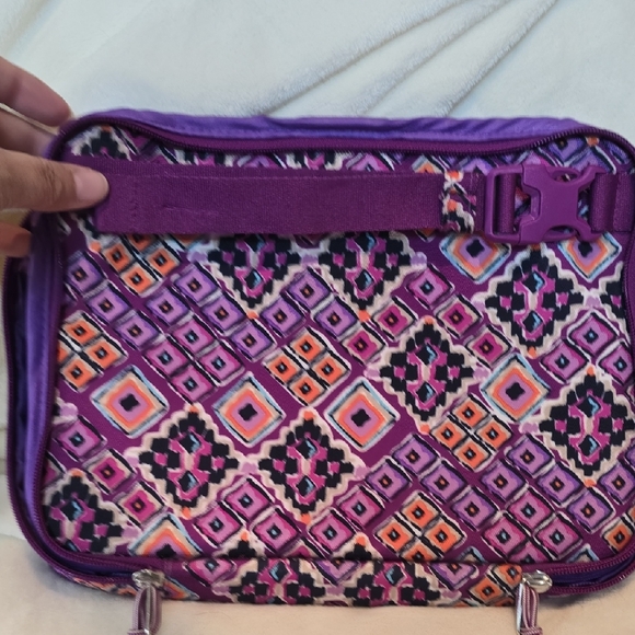 Vera Bradley Dream Diamonds Purple Geometric Seat Back Organizer. EUC - Picture 5 of 7